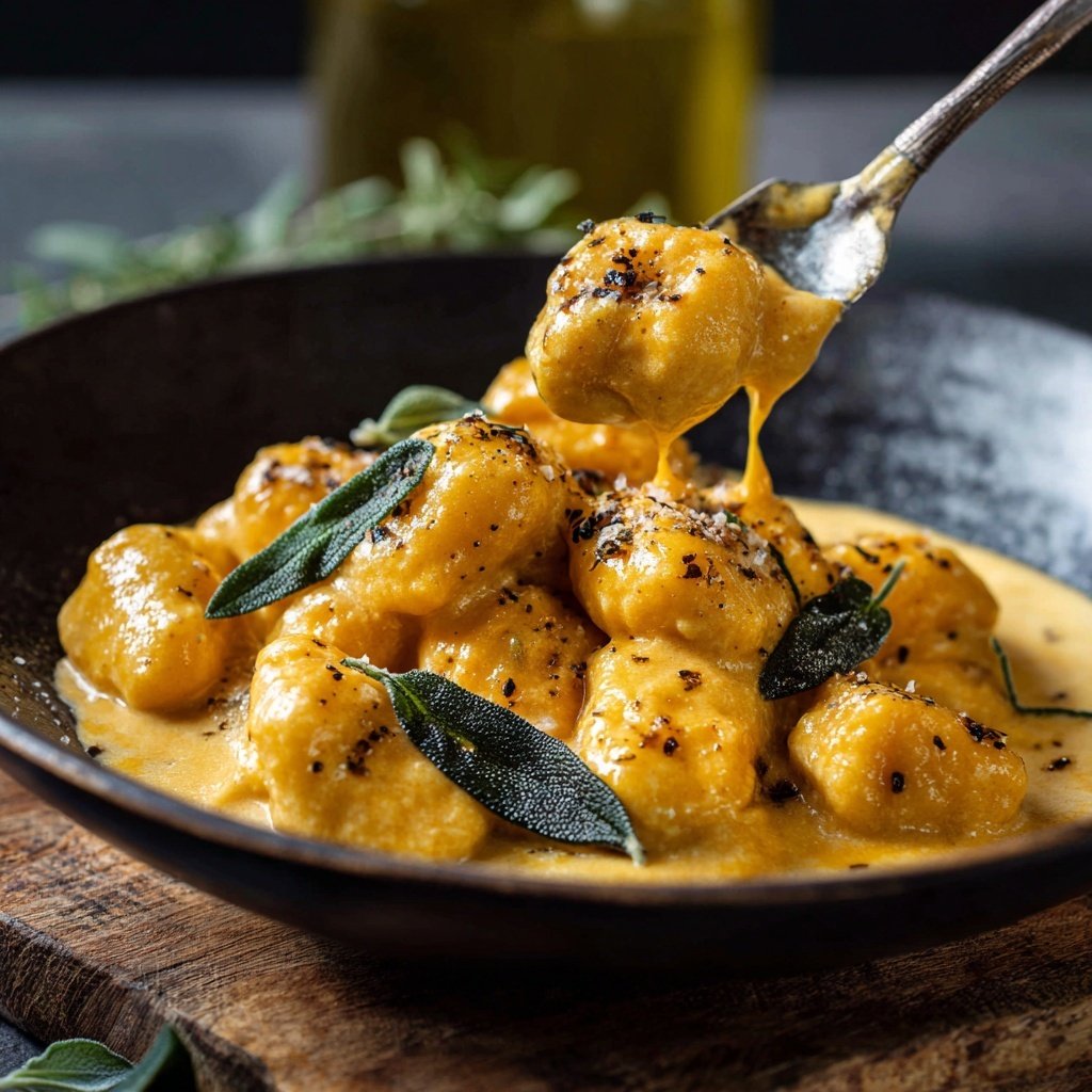 Gnocchi mit Kürbiscreme