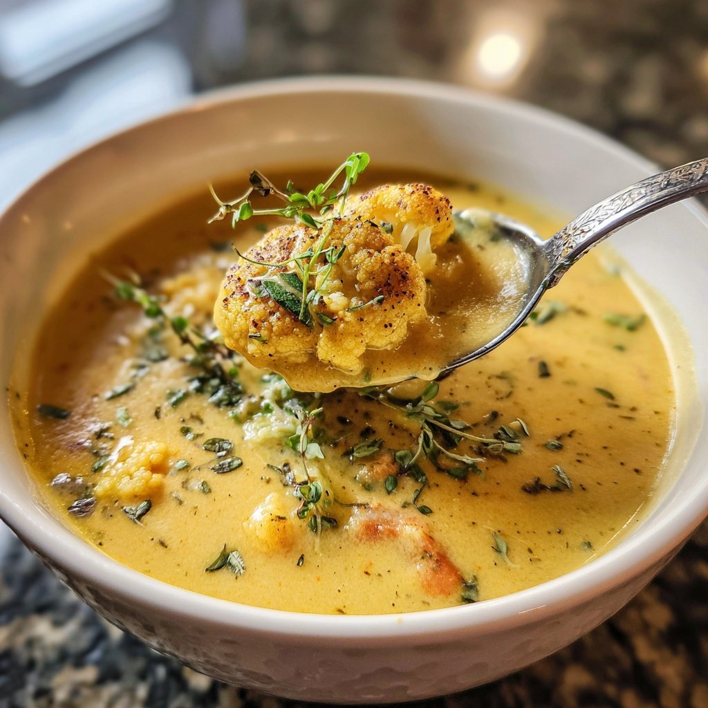 Blumenkohlsuppe für den Alltag