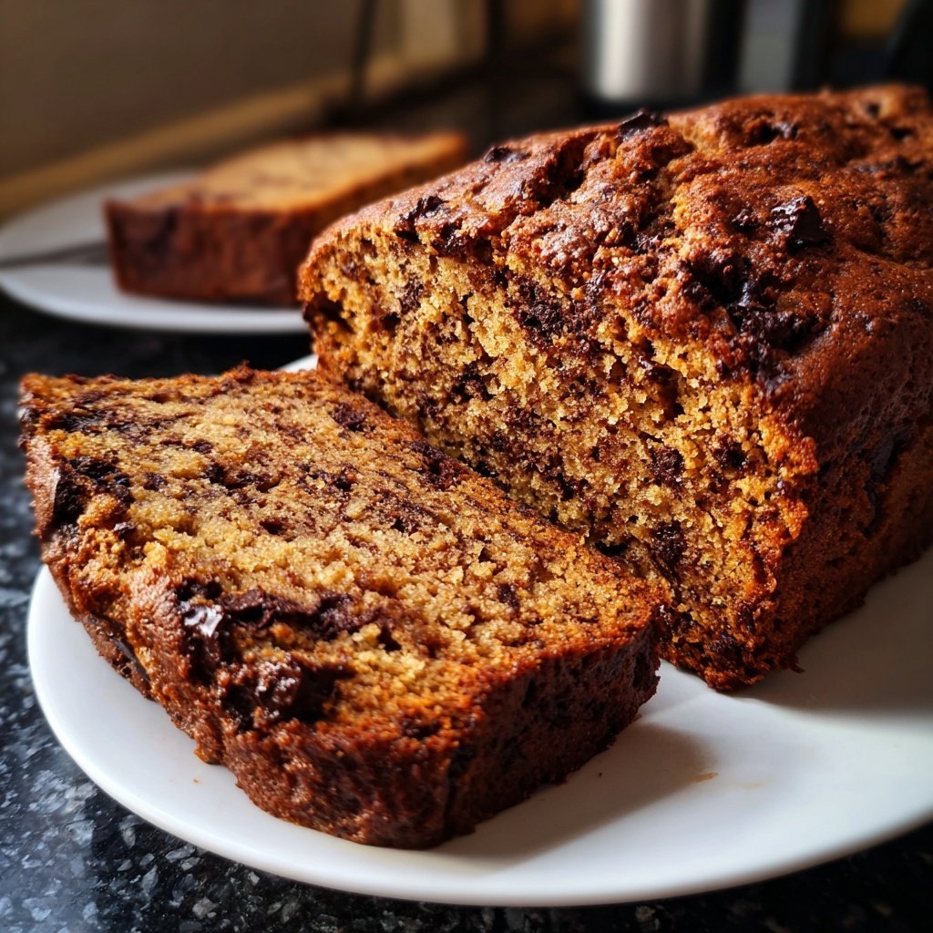 Bananenbrot mit Kakao