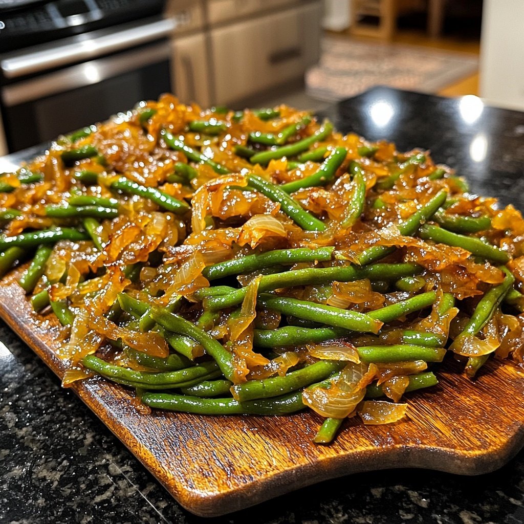 Schnibbelbohnen Pfanne – Low Carb