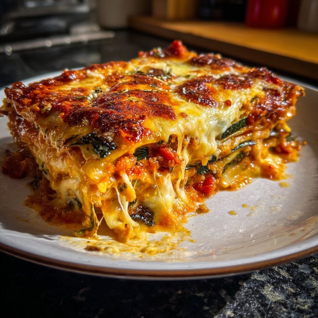 Lasagne mit Zucchini und Aubergine