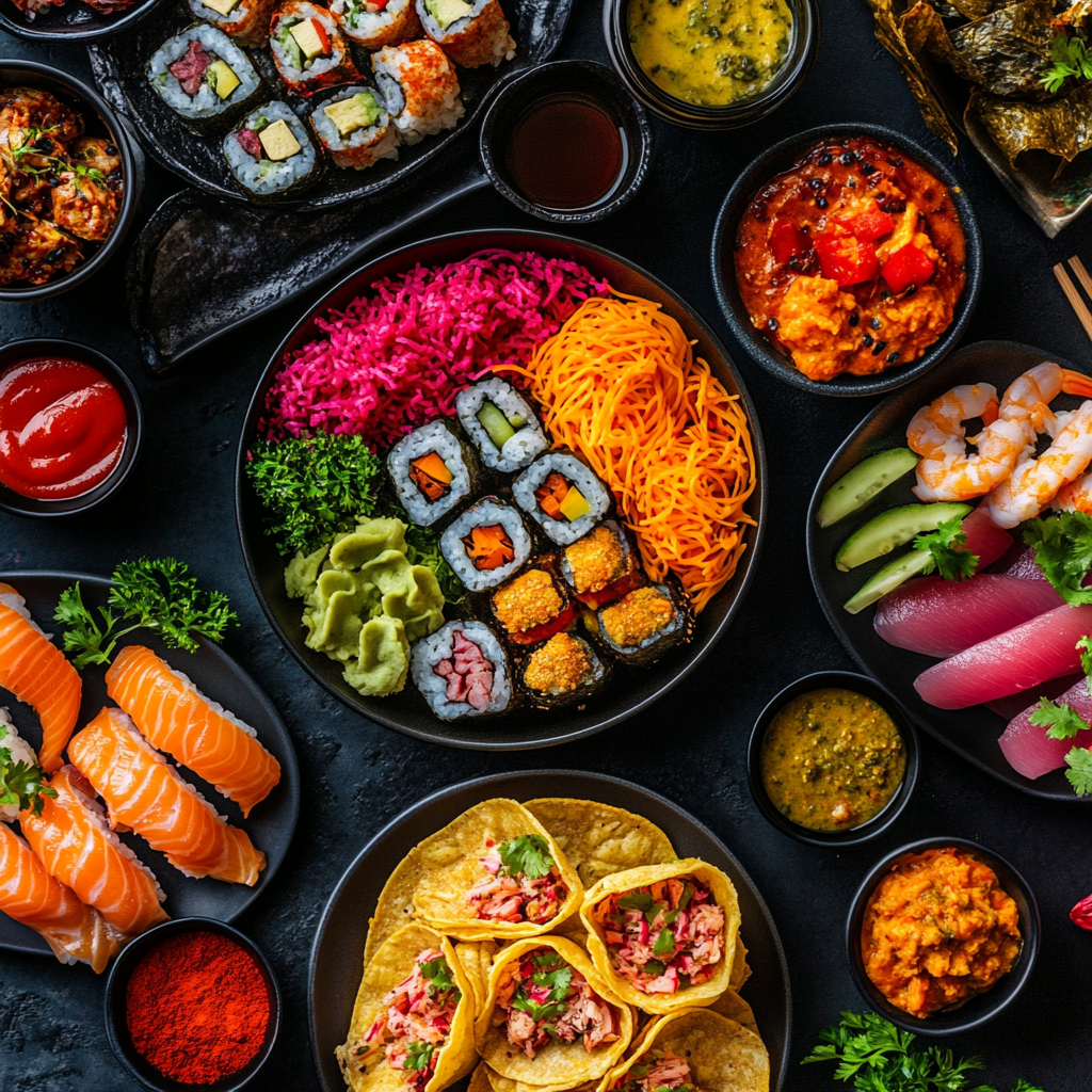 Alltägliche internationale Küche-Rezepte