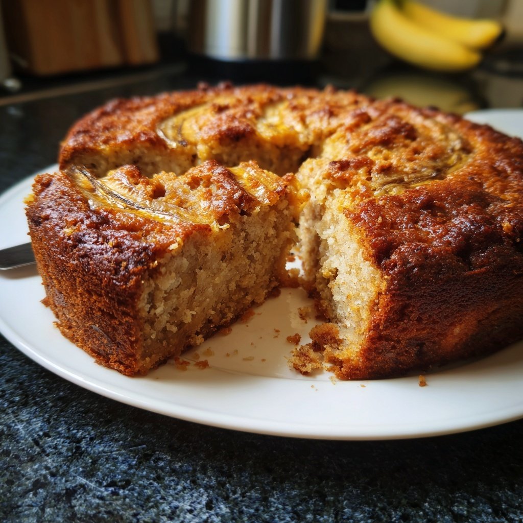 Bananenkuchen mit Hafermehl
